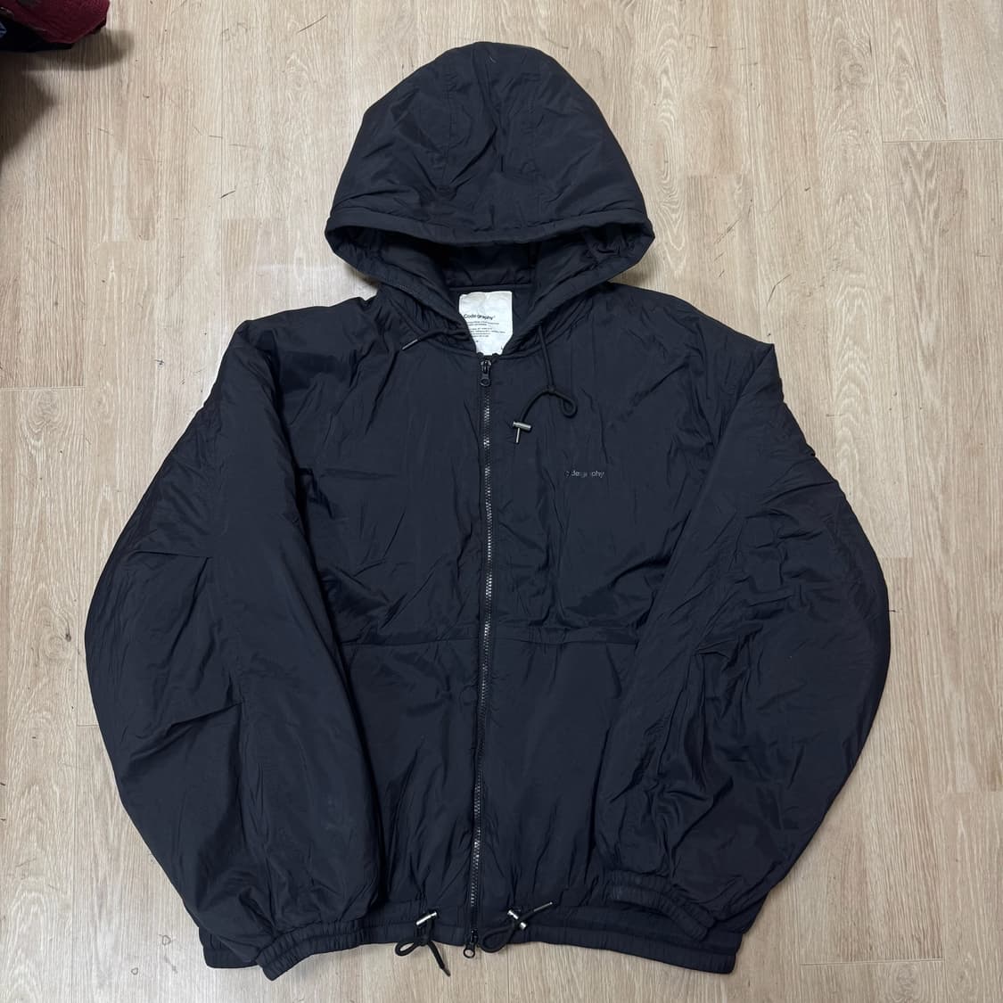 코드그라피 오버사이즈 바람막이 패딩 점퍼 L/100  상품이미지1