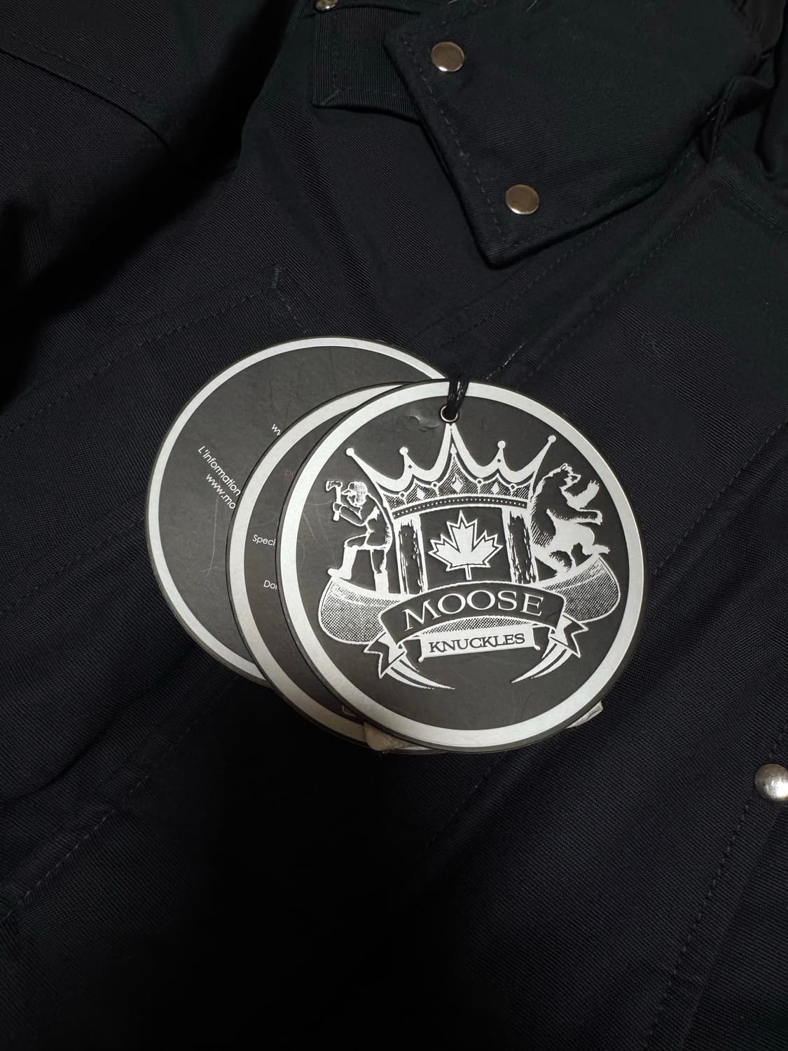 무스너클 스틸링 패딩 네이비 새제품 상품이미지5