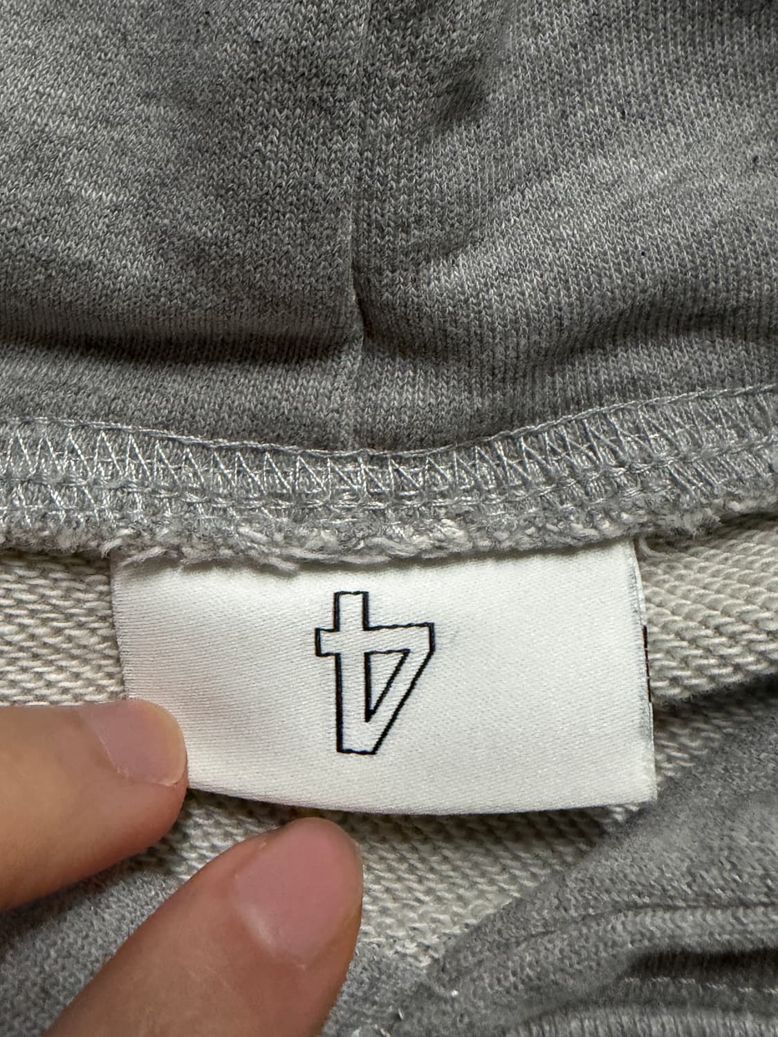 다다이즘 로고 후드 그레이 상품이미지4