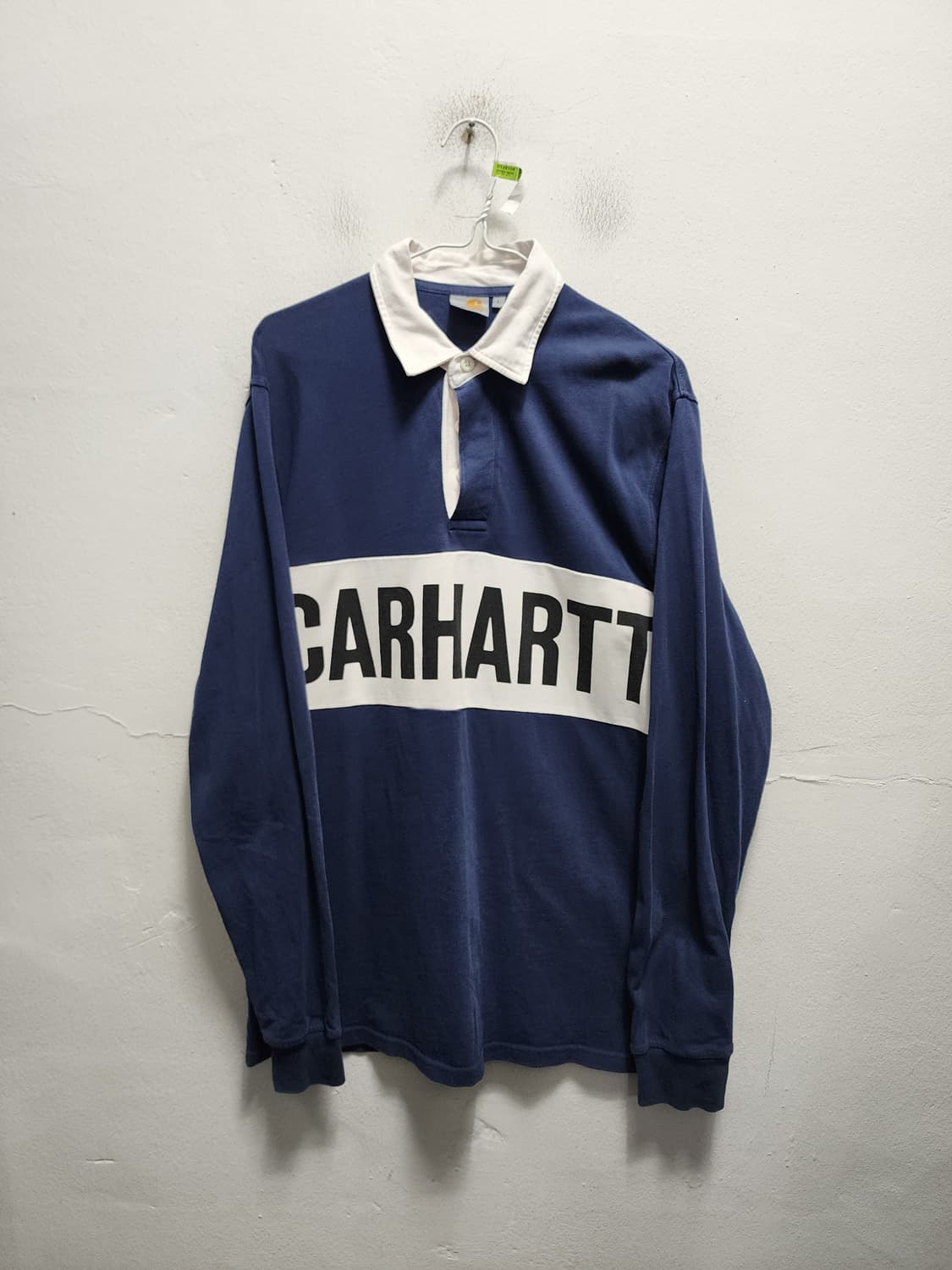 칼하트 네이비 럭비 카라티 상품이미지1