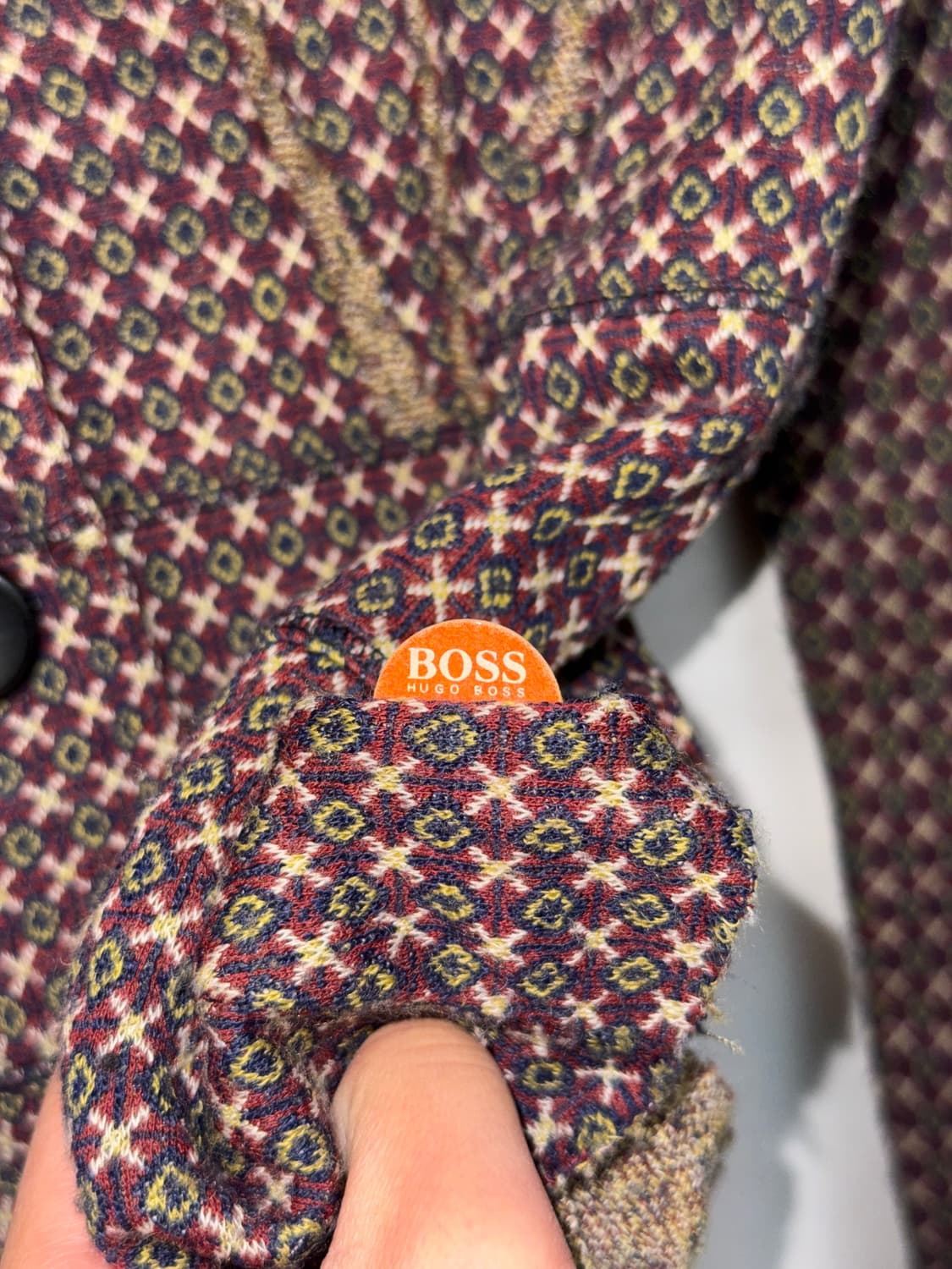 HUGO BOSS geometric pintuck cardigan  상품이미지6