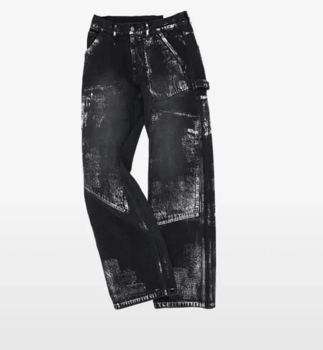 앤더슨벨 왁스 코티드 와이드 레그 진 (30) 상품이미지1