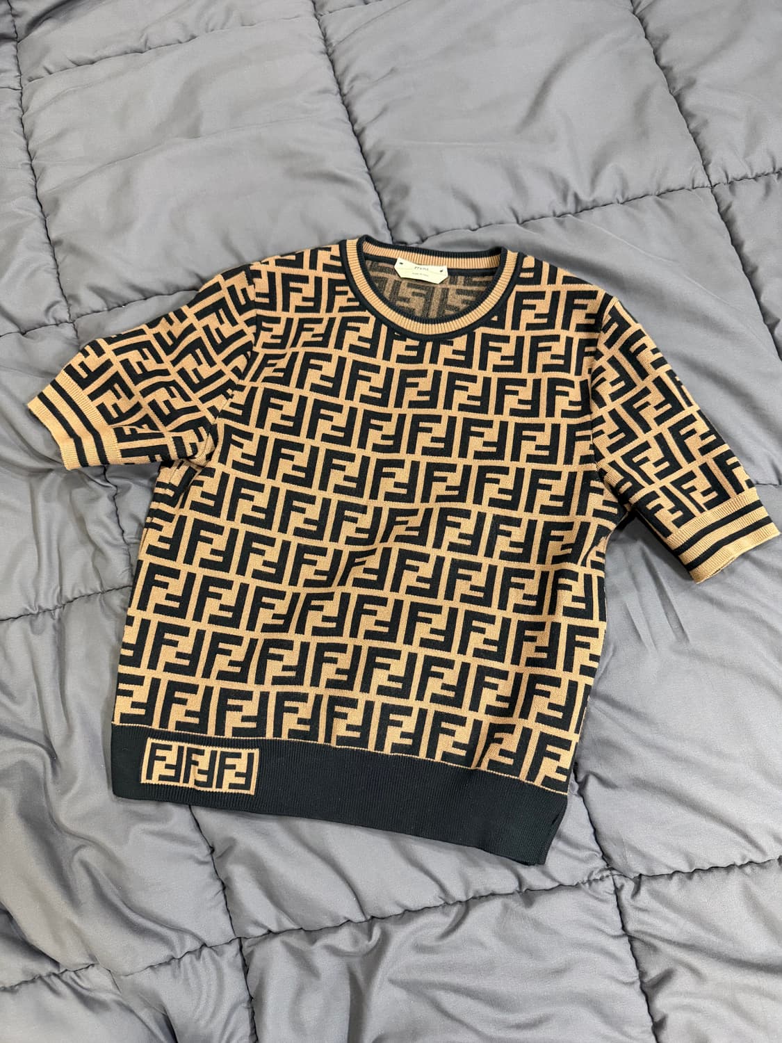 펜디 ff로고 반팔 니트 상품이미지5