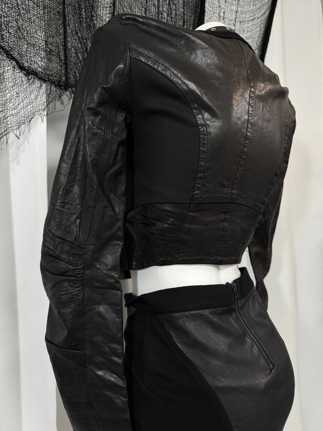 leather detail jacket 상품이미지4