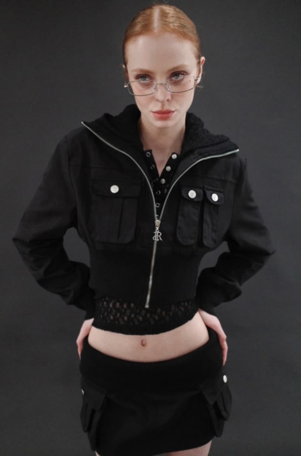 드라이로즈 RIB POCKET JACKET (BLACK) 상품이미지1