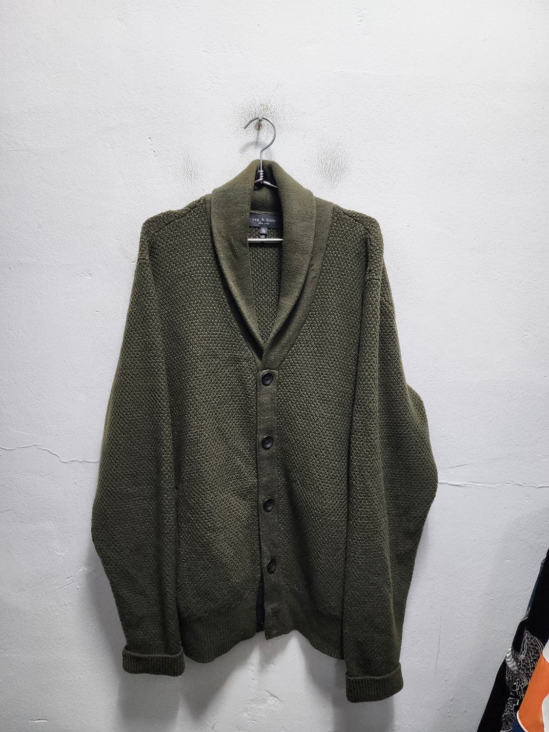 랙앤본 헤비코튼 숄카라 가디건 XL 상품이미지1