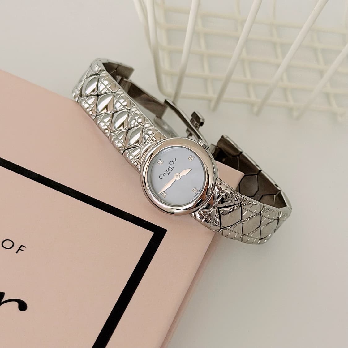 빈티지 레이디 디올 4p 다이아 까나쥬 시계 상품이미지7