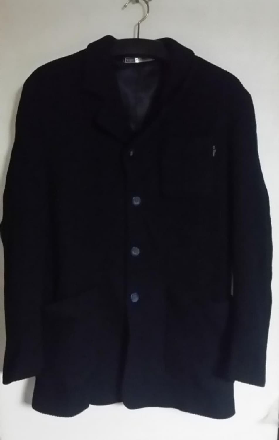 보이런던 남성 모직 마이 자켓 블랙 105 실측100 상품이미지1