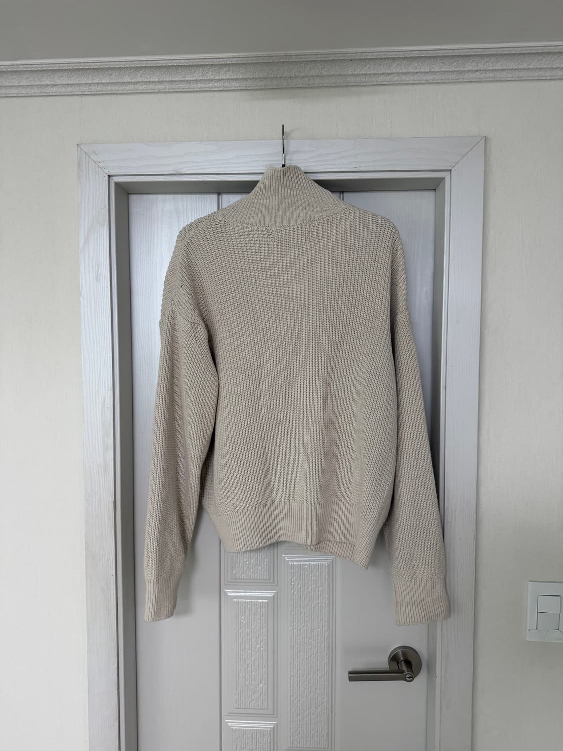 토니웩 이탈리아 코튼 하드 트위스트 집업 니트 L(50) 105 상품이미지5