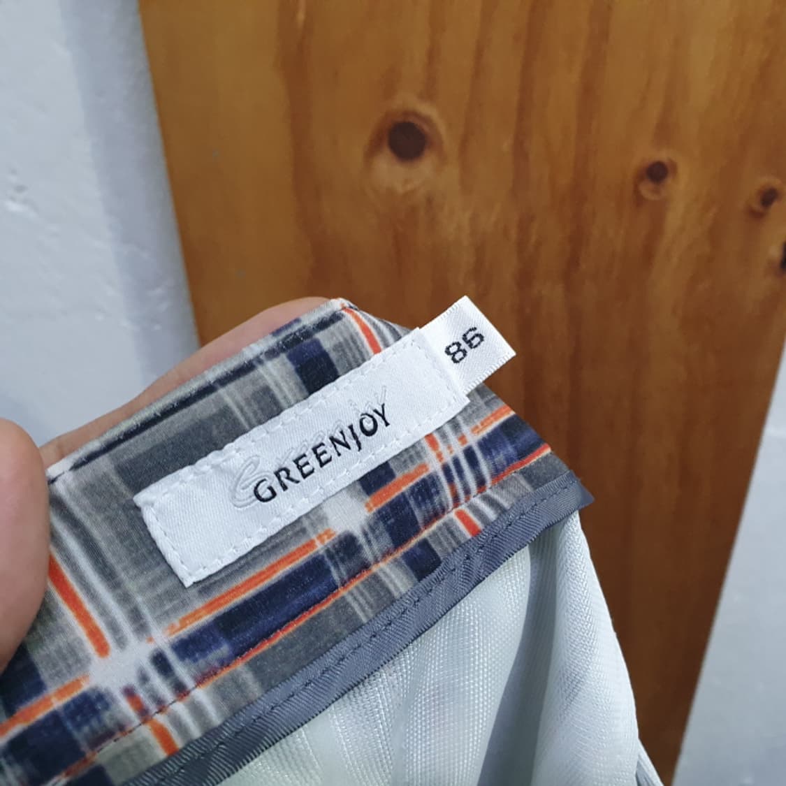 그린조이 체크 골프바지(34)) 상품이미지4