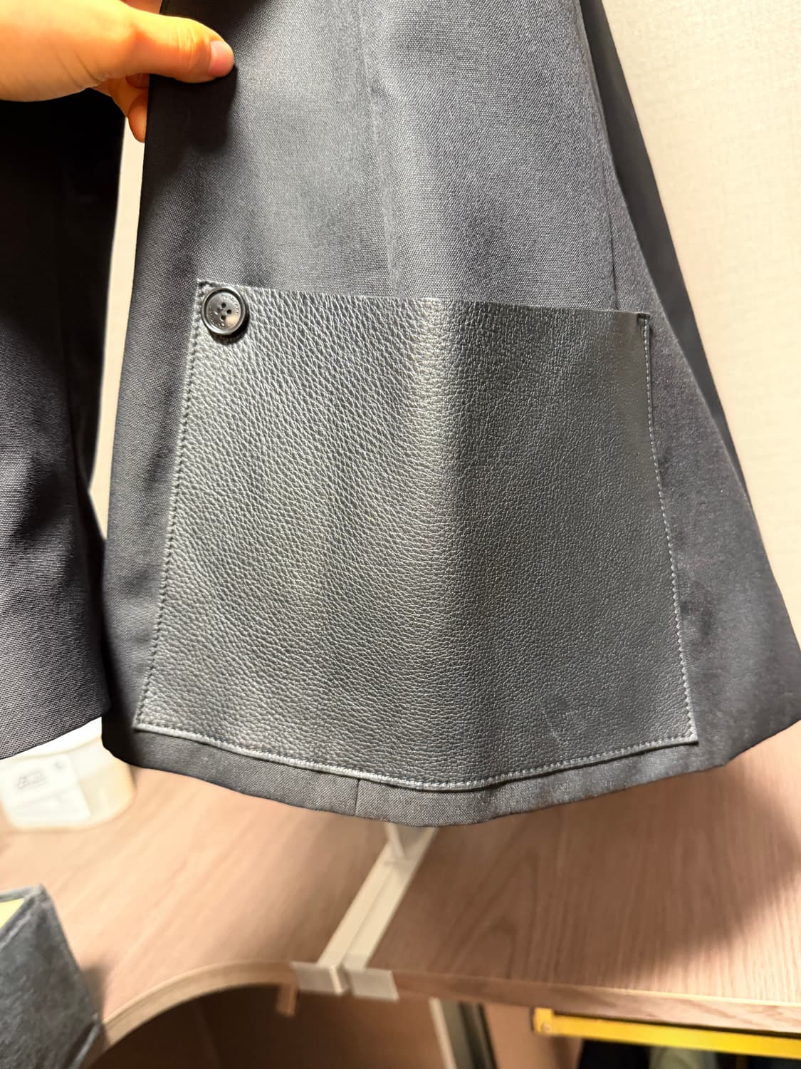 버버리 레더포켓 자켓 uk 10 상품이미지8