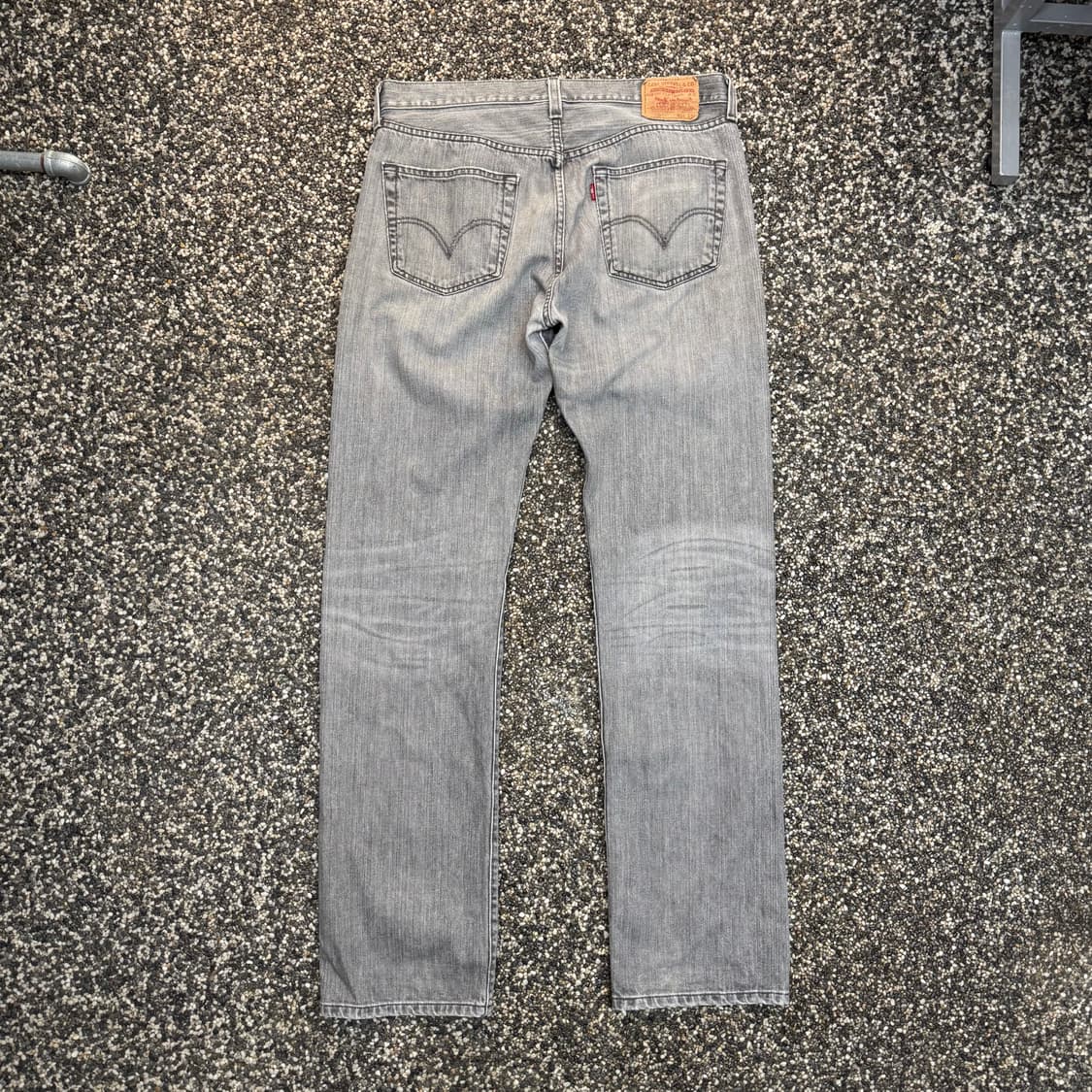 리바이스 501 그레이 스트레이트 진 (34)   상품이미지5
