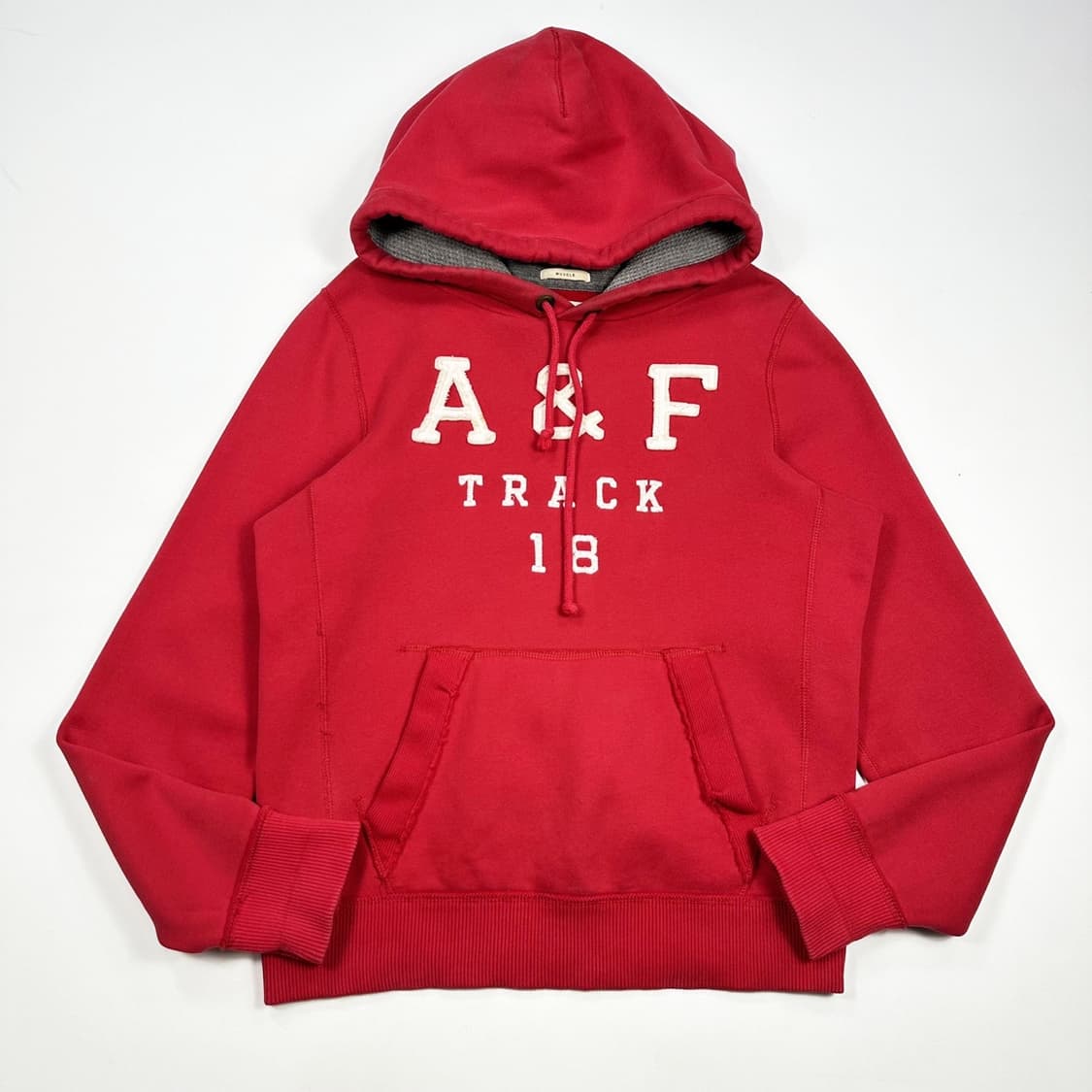 아베크롬비 피치 A&F 레드 후드티 (M) 상품이미지2