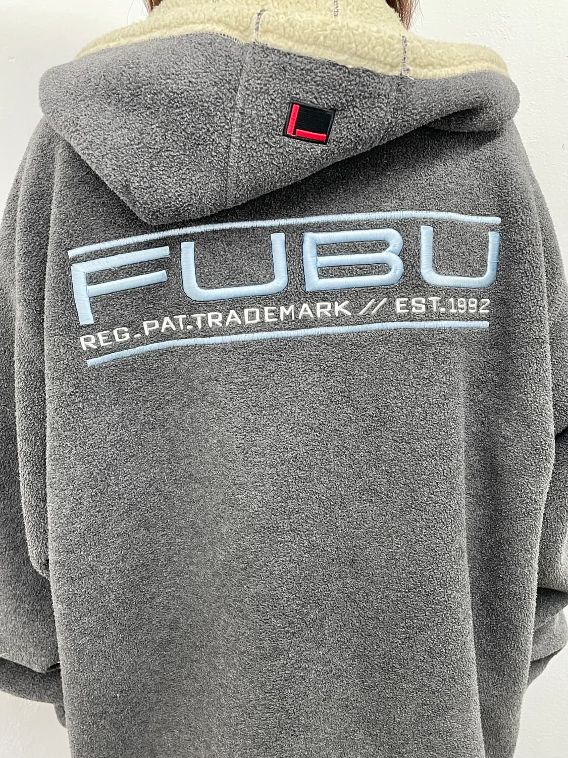 푸부 그레이 플리스 헤비 자켓  상품이미지4