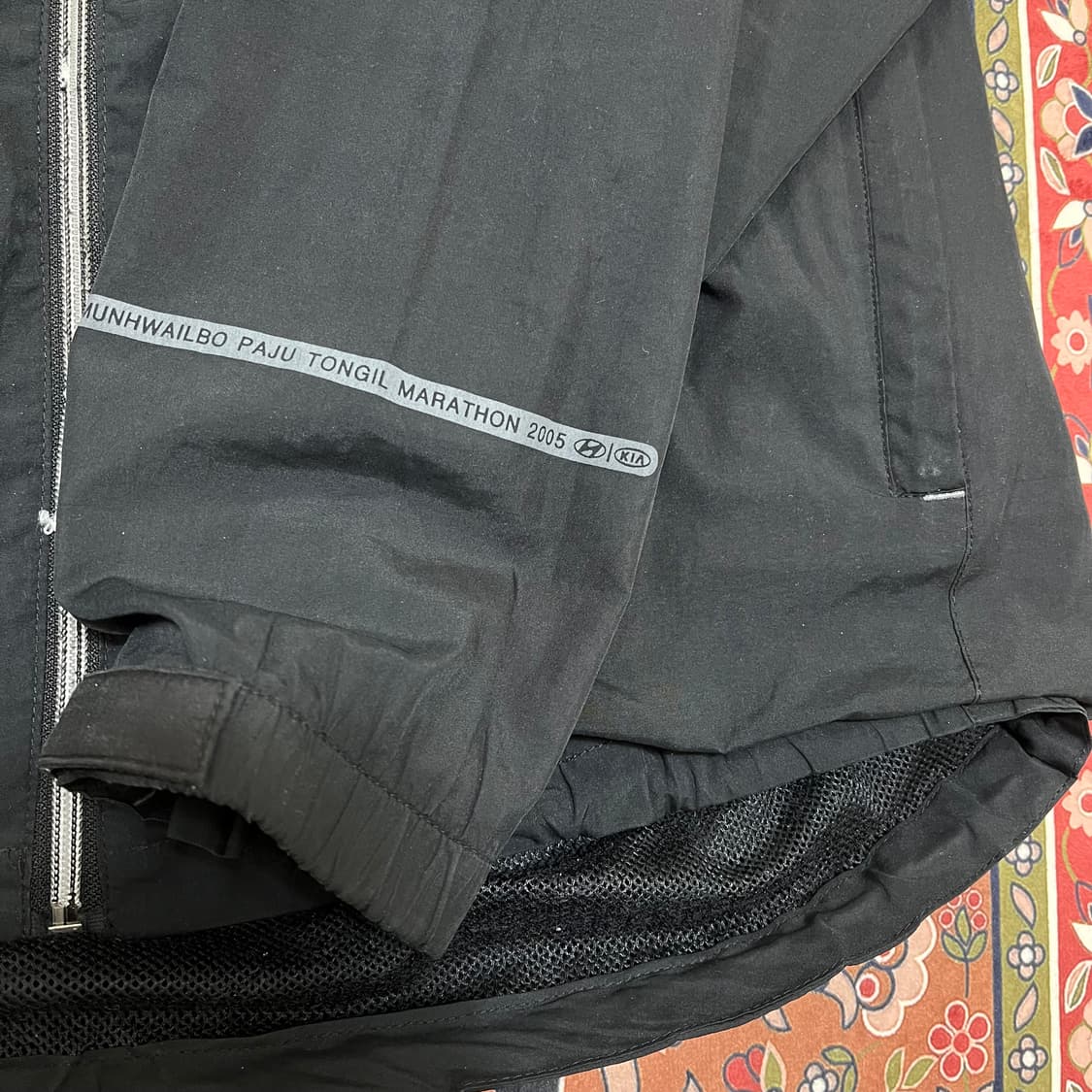 리복 올드스쿨 2005 파주 통일 마라톤 바람막이 자켓 L/100 상품이미지5