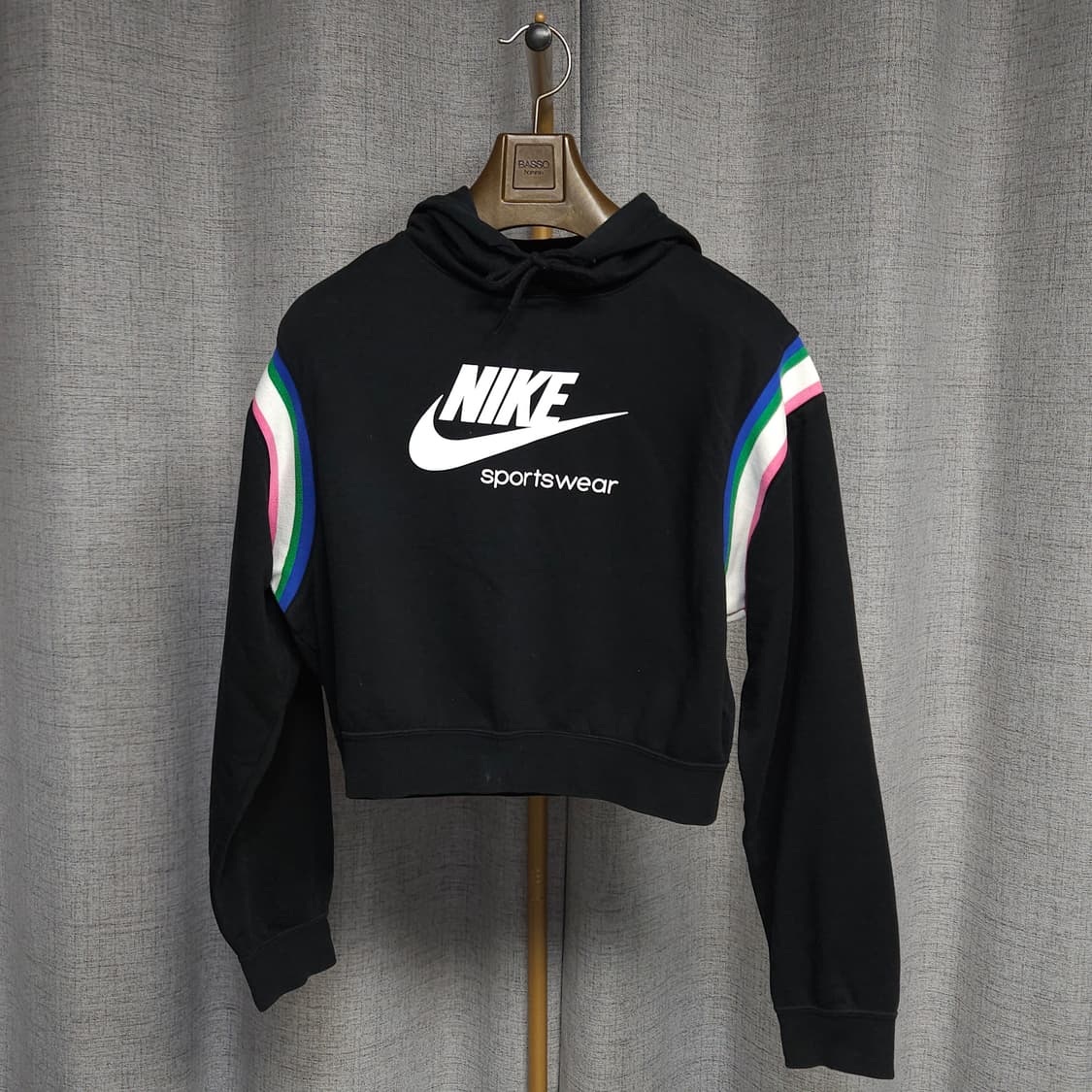 S ) 나이키 여성 헤리티지 크롭 후드티 상품이미지3