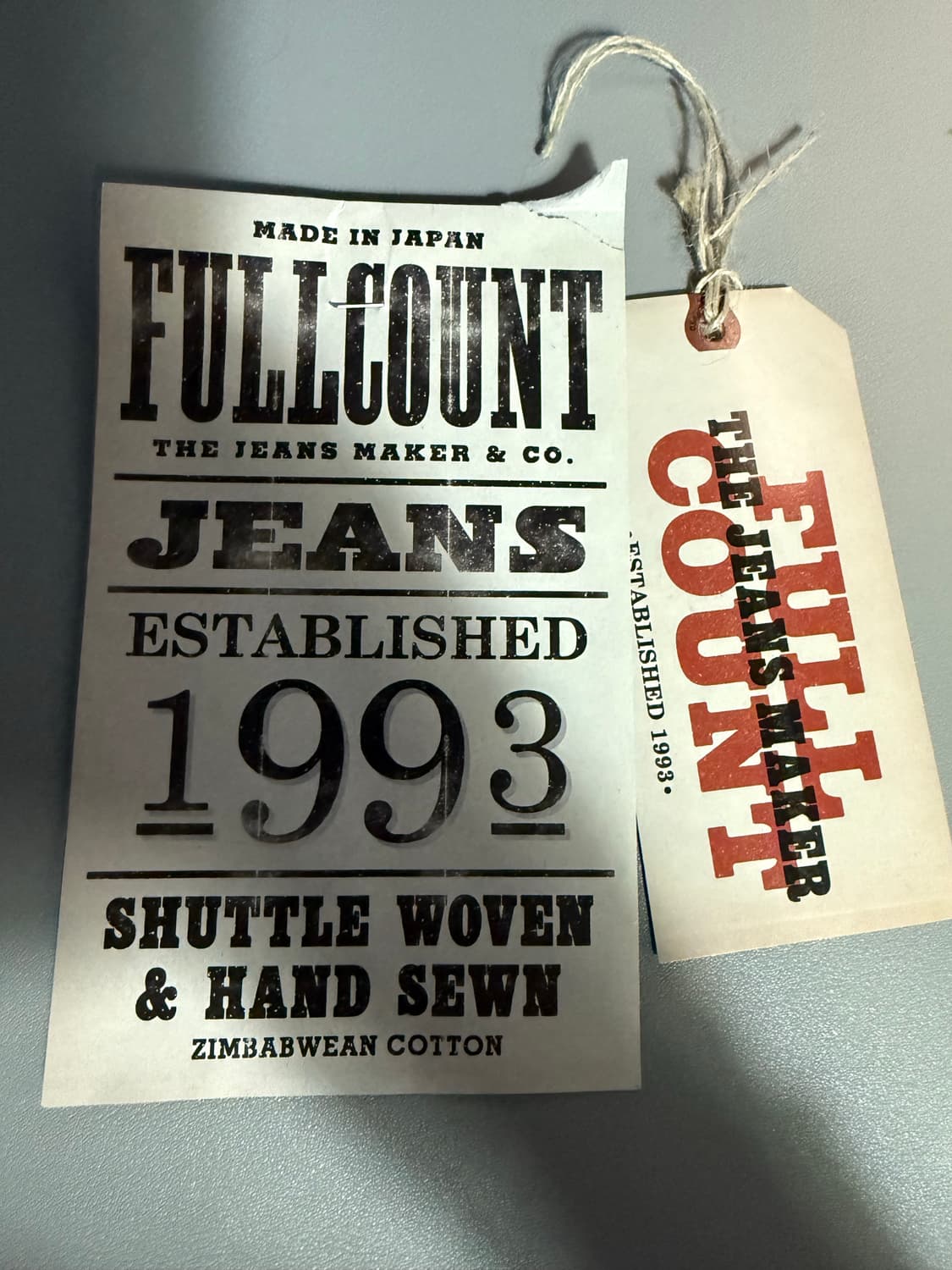 풀카운트 0105 블랙화이트 w36 l36 판매합니다! 상품이미지3