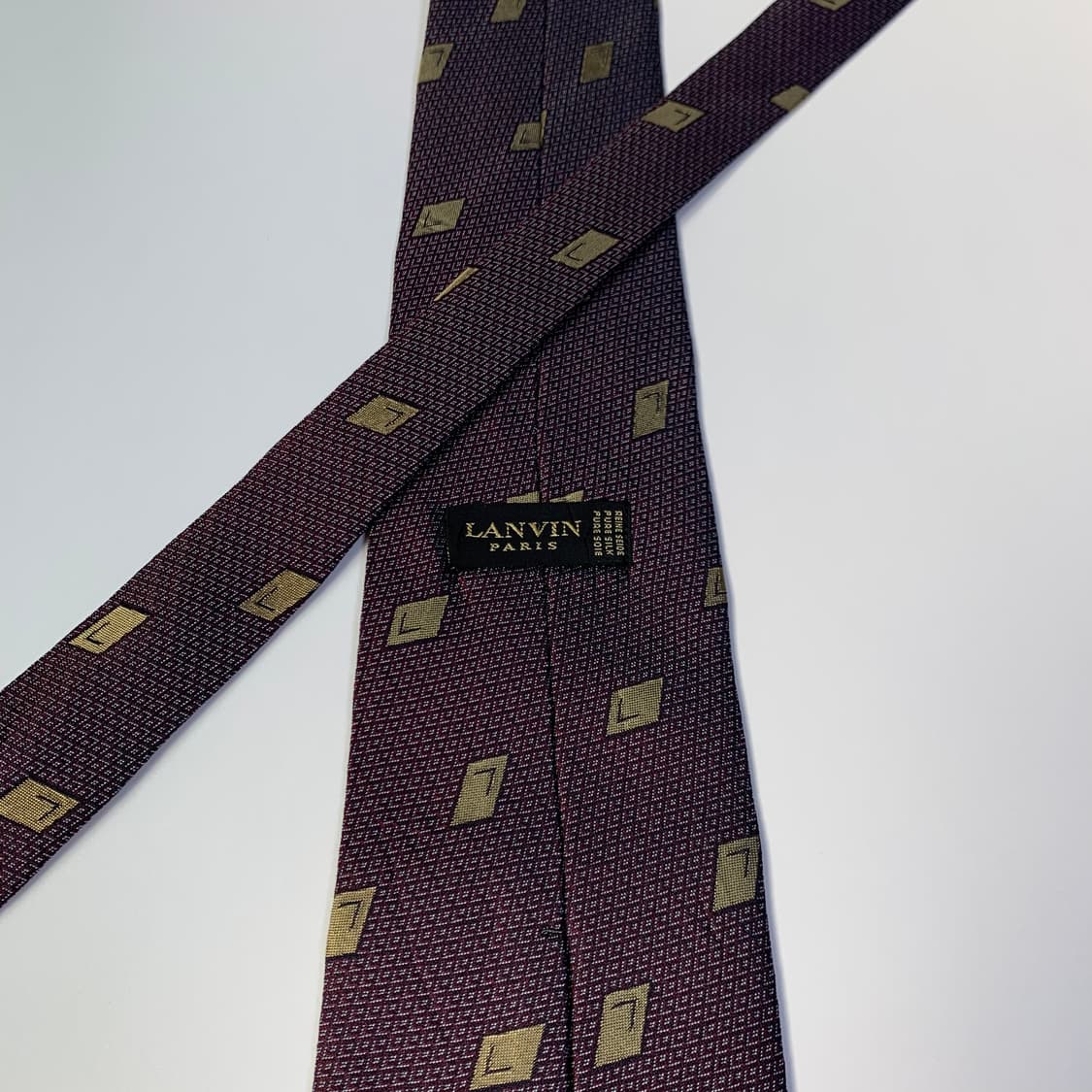 랑방(LANVIN) 모노그램 명품넥타이 A등급 이염존재 상품이미지4