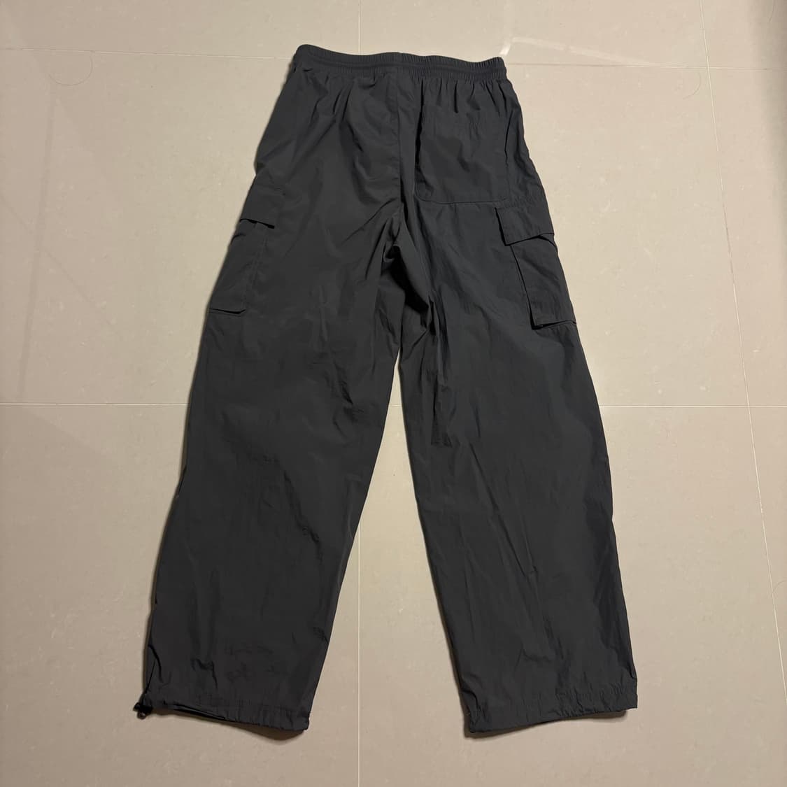 정품 코드그라피 나일론 와이드 밴딩 카고 조거팬츠 차콜 바지 상품이미지6