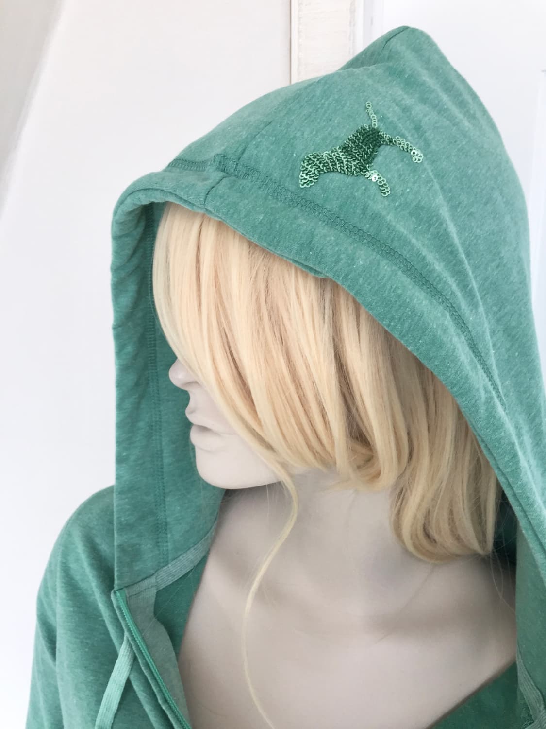 “PINK” Mint Sequin Detail Matching Set 상품이미지6