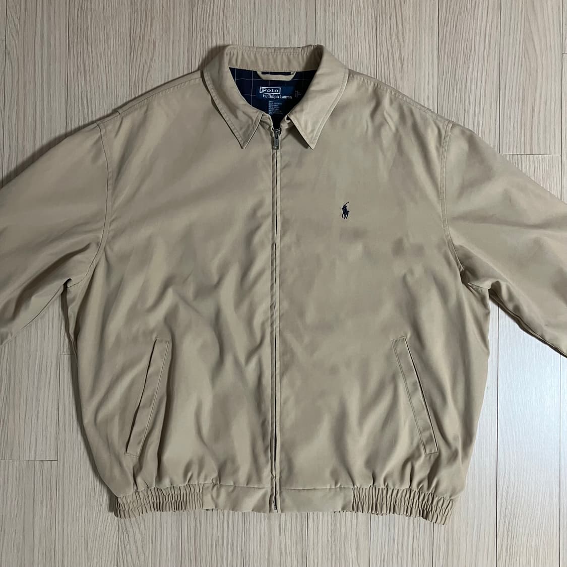 폴로 랄프로렌 폴리쉘 스윙탑 해링턴 자켓 베이지 상품이미지2