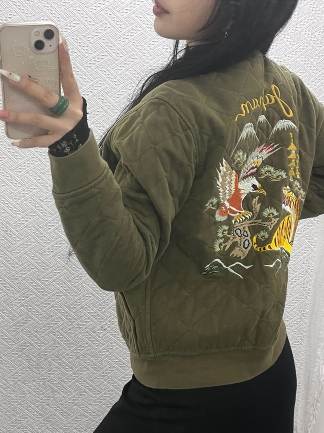 폴로 랄프로렌 스트릿 펑크 스카쟌 퀄팅 집업 자켓 L C09380 상품이미지1