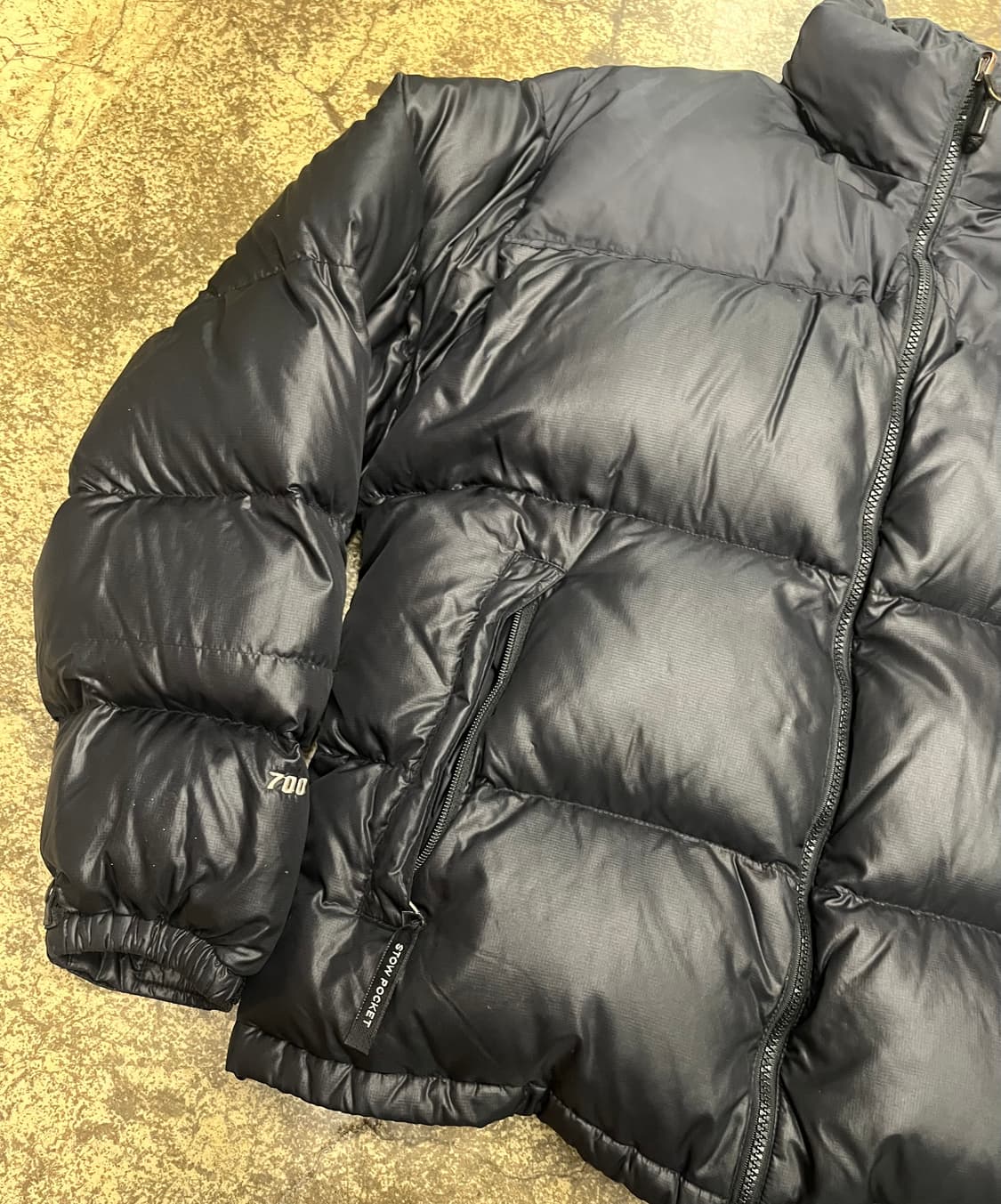 노스페이스 700 구형 눕시 구스 블랙 패딩 자켓 상품이미지5