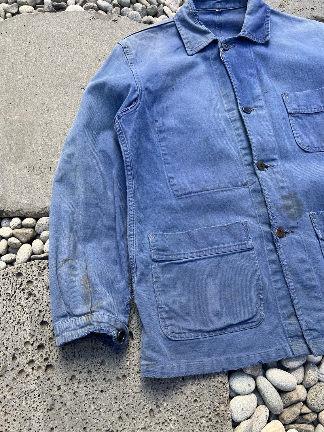 HARD FADED VINTAGE WASHING 썬페이드 프렌치워크자켓 상품이미지3