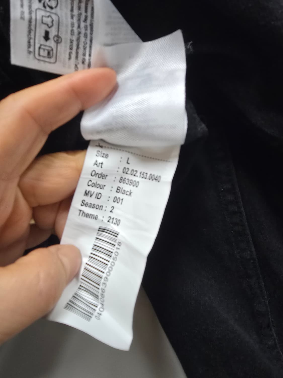 블랙 크롭 데님 자켓 L 상품이미지3