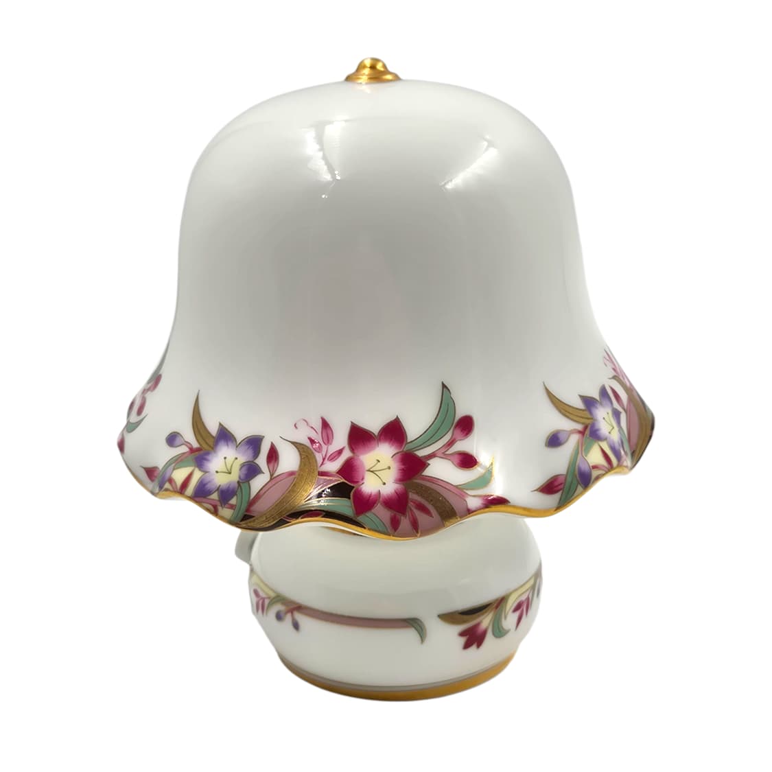 80s 플로랄 머쉬룸 포셀린 탁상 램프 상품이미지4