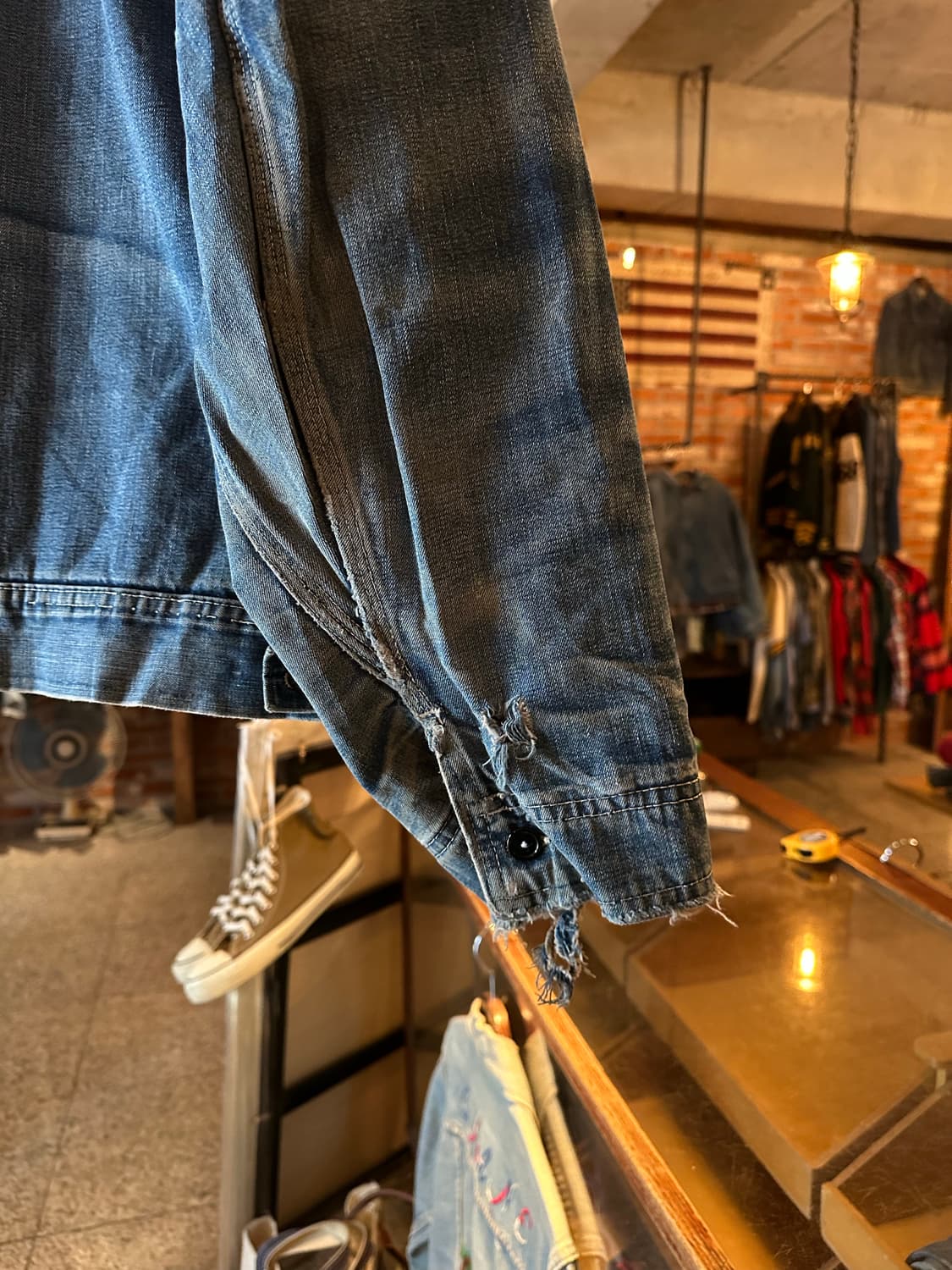 70s USA LEE 빈티지 리 191LB 데님 워크 자켓 상품이미지9