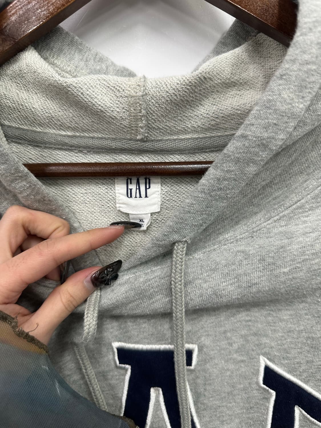 갭 그레이 후드티  상품이미지2