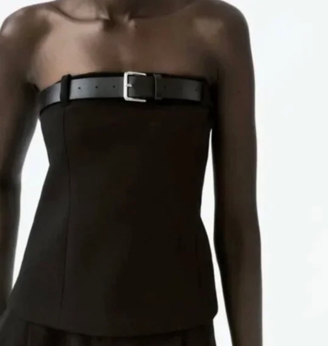 (택O) 자라 ZARA 벨트 튜브탑 (블랙) 상품이미지1
