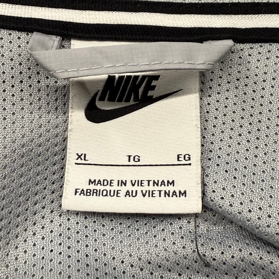 [정품/XL] 나이키 바람막이 후드 자켓 블랙 화이트 그레이 b10 상품이미지5