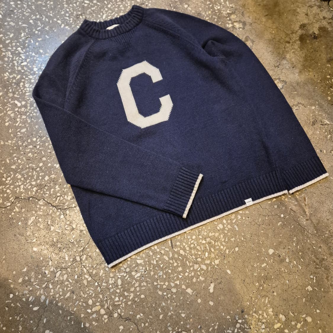 M 커버낫 네이비 니트 상품이미지6