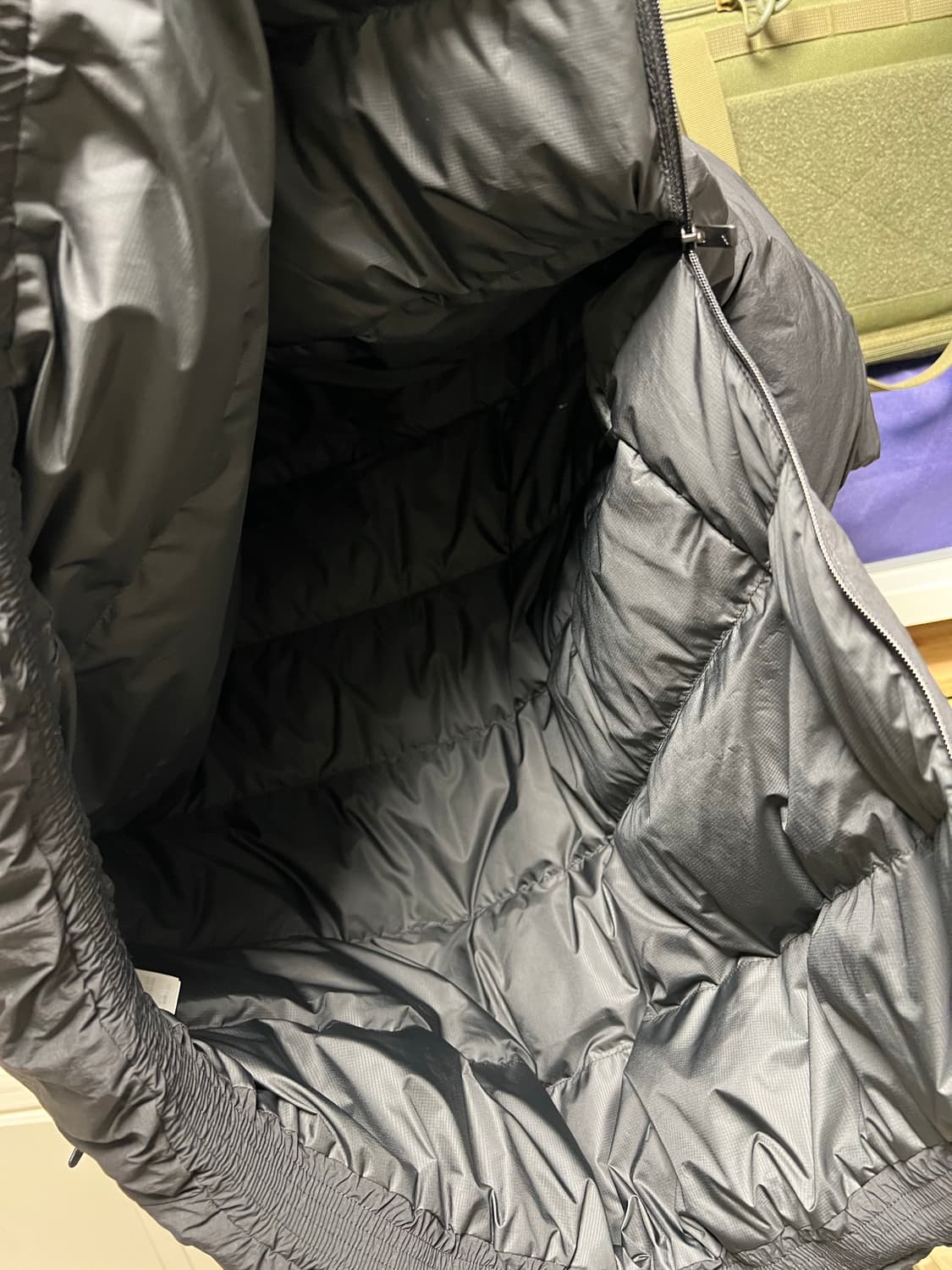 새상품,XXL) 아디다스 골프 덕다운 반팔 아노락 패딩 상품이미지6