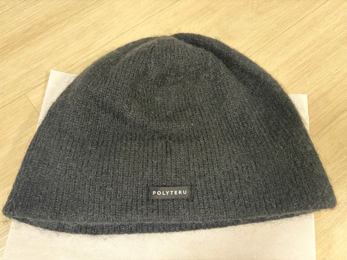 폴리테루 니트 비니 홀 가먼츠 블랙 상품이미지3