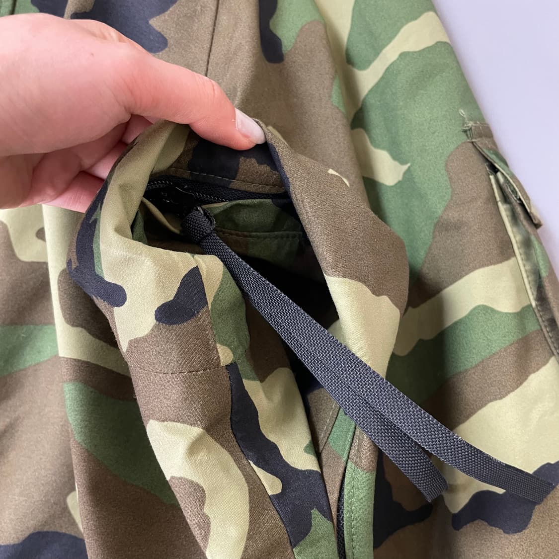 (100) USA ARMY 오리지널 우드랜드 1세대 고어텍스 파카 상품이미지5
