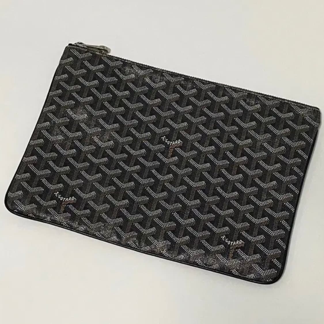 [정품] GOYARD 고야드 세나 포쉐트 MM 블랙 클러치백 상품이미지5