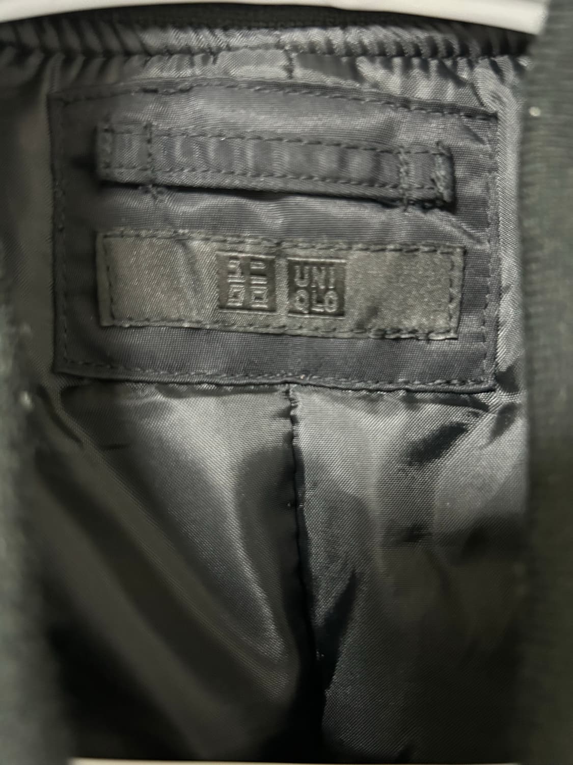 유니클로 MA-1 블루종 블랙 색상 XL 상품이미지8