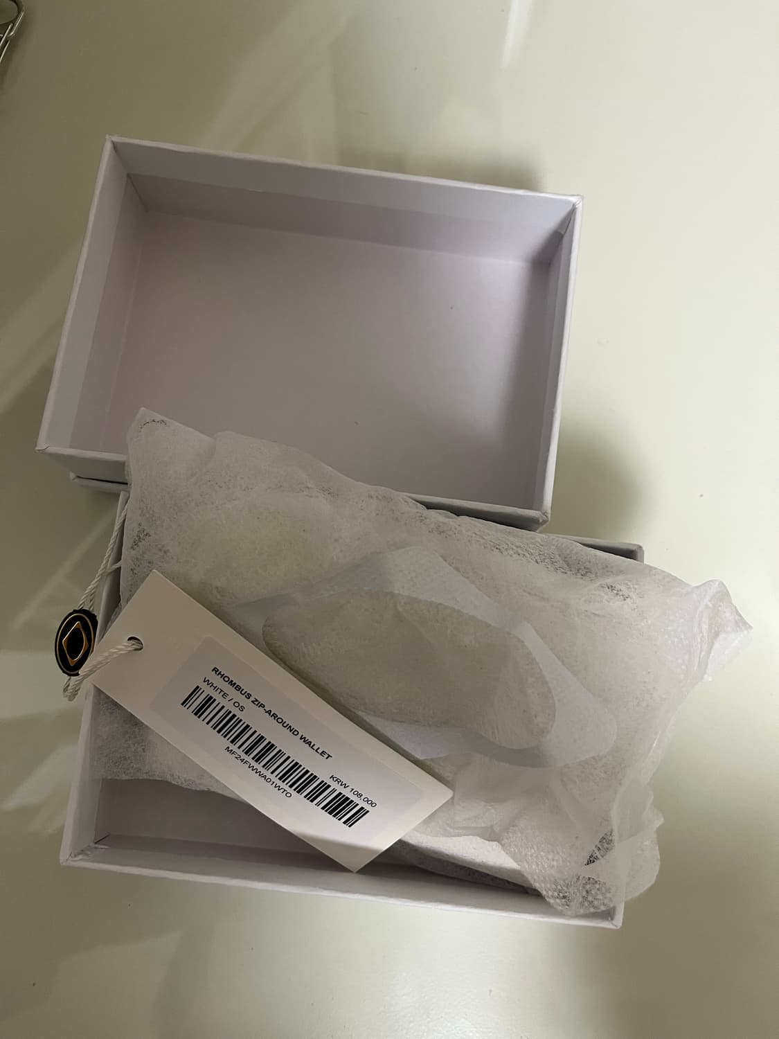 미스치프 롬버스 집 어라운드 월렛 화이트 상품이미지2