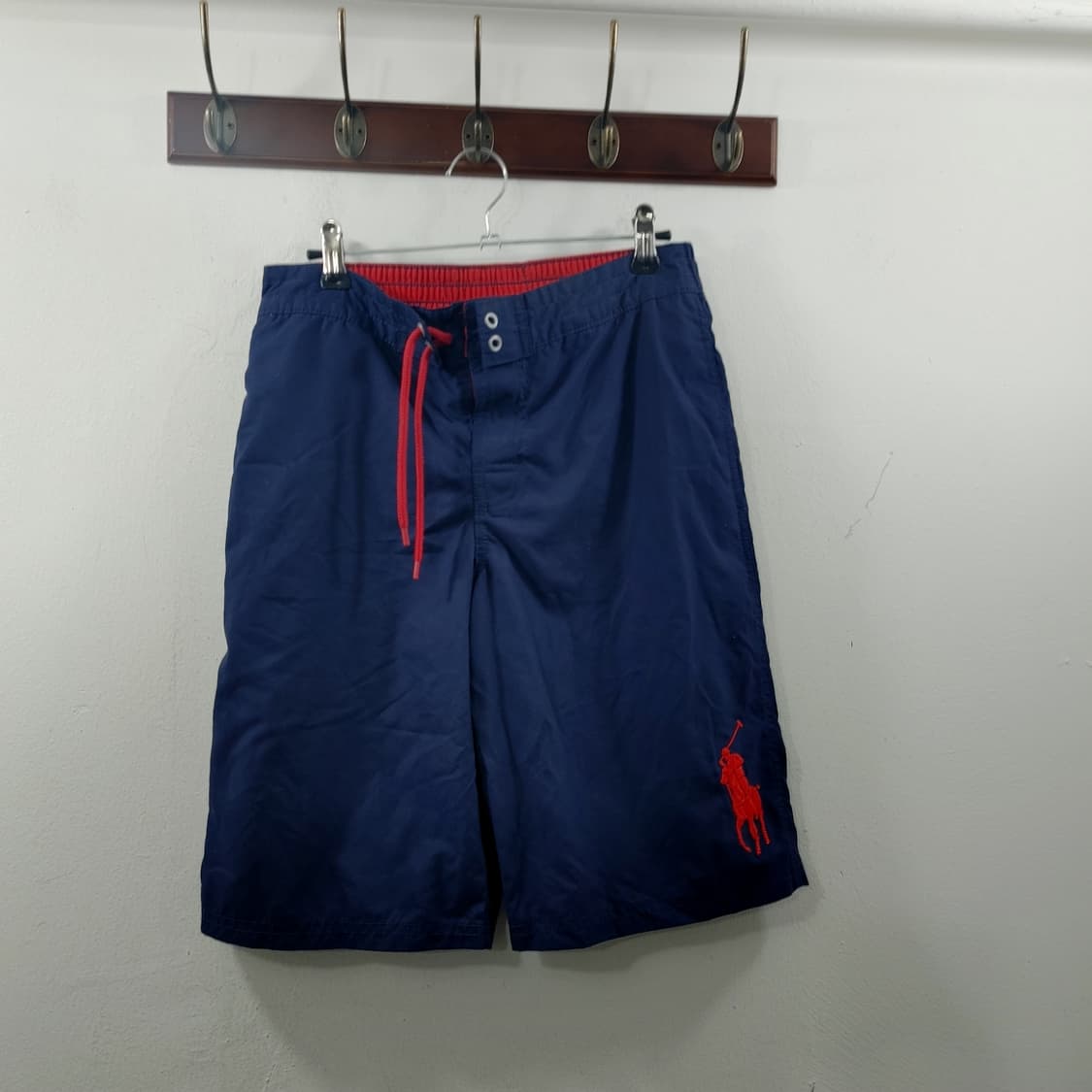 L(14-16) 폴로랄프로렌 키즈 네이비 수영복 반바지 팬츠 상품이미지1