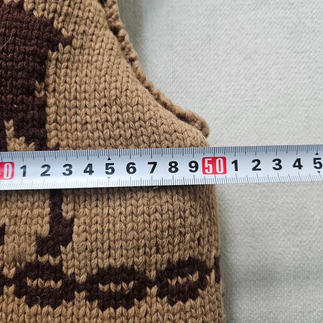 실측확인 빈티지 코위찬 니트 베스트0324Y 상품이미지5