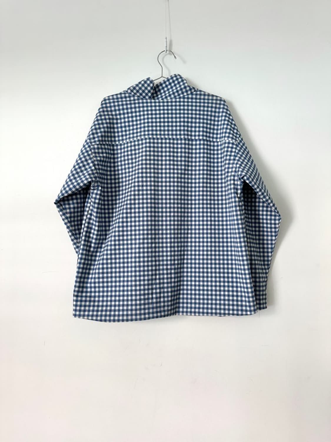 Check pocket anorak / blue 상품이미지7