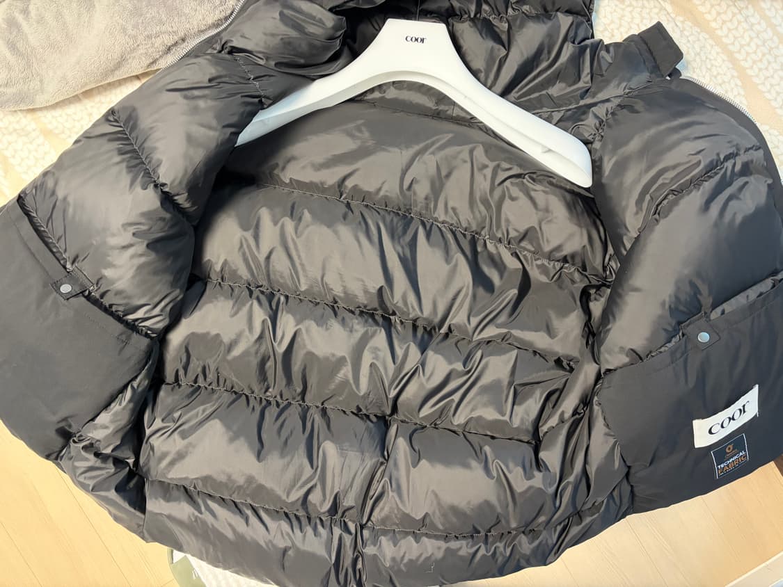 쿠어 워터 리펠런트 구스다운 점퍼 블랙 L 상품이미지4