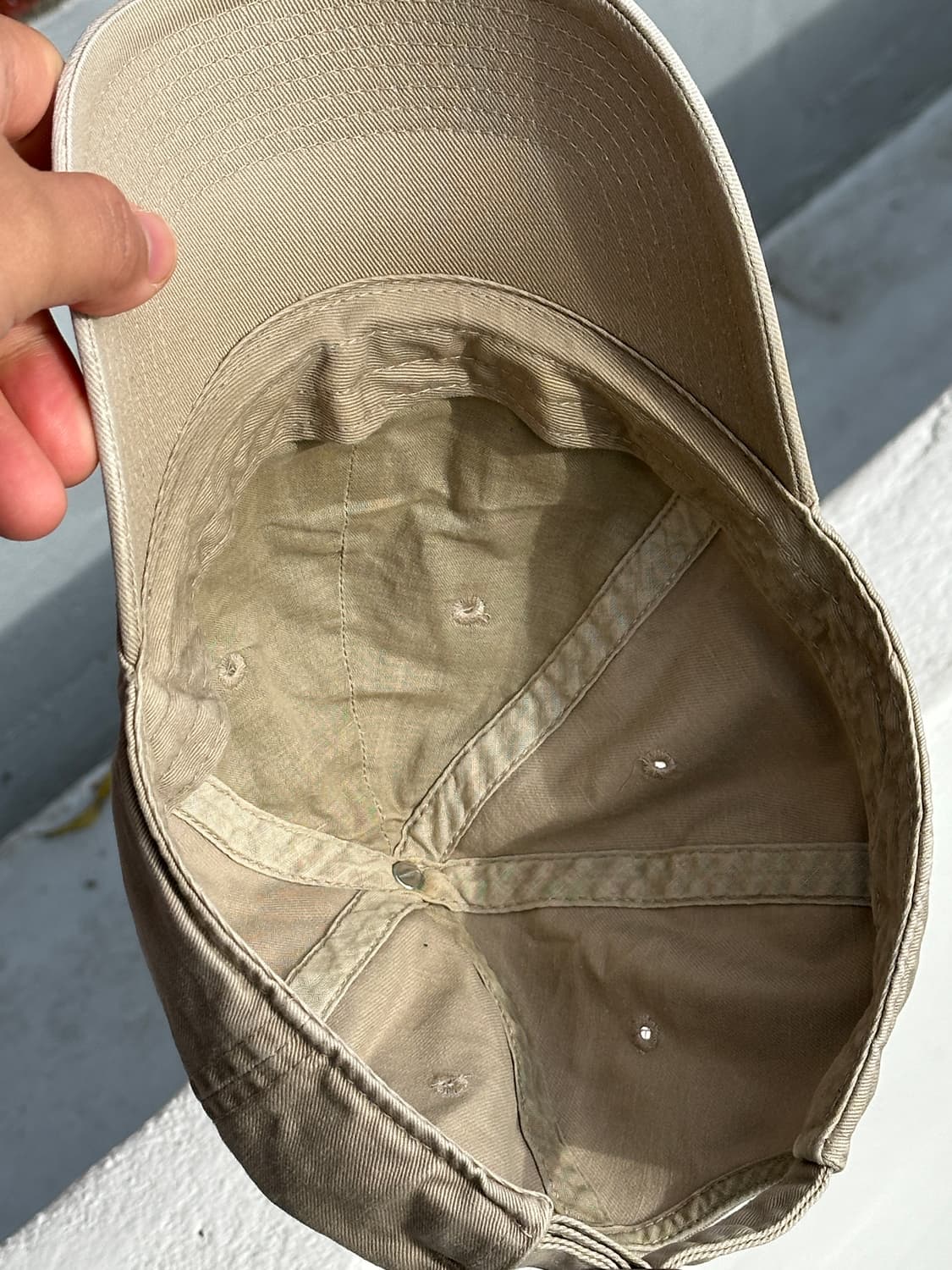 [F] 00s 나이키 텍사스 A&M 베이지 볼캡 모자 상품이미지5