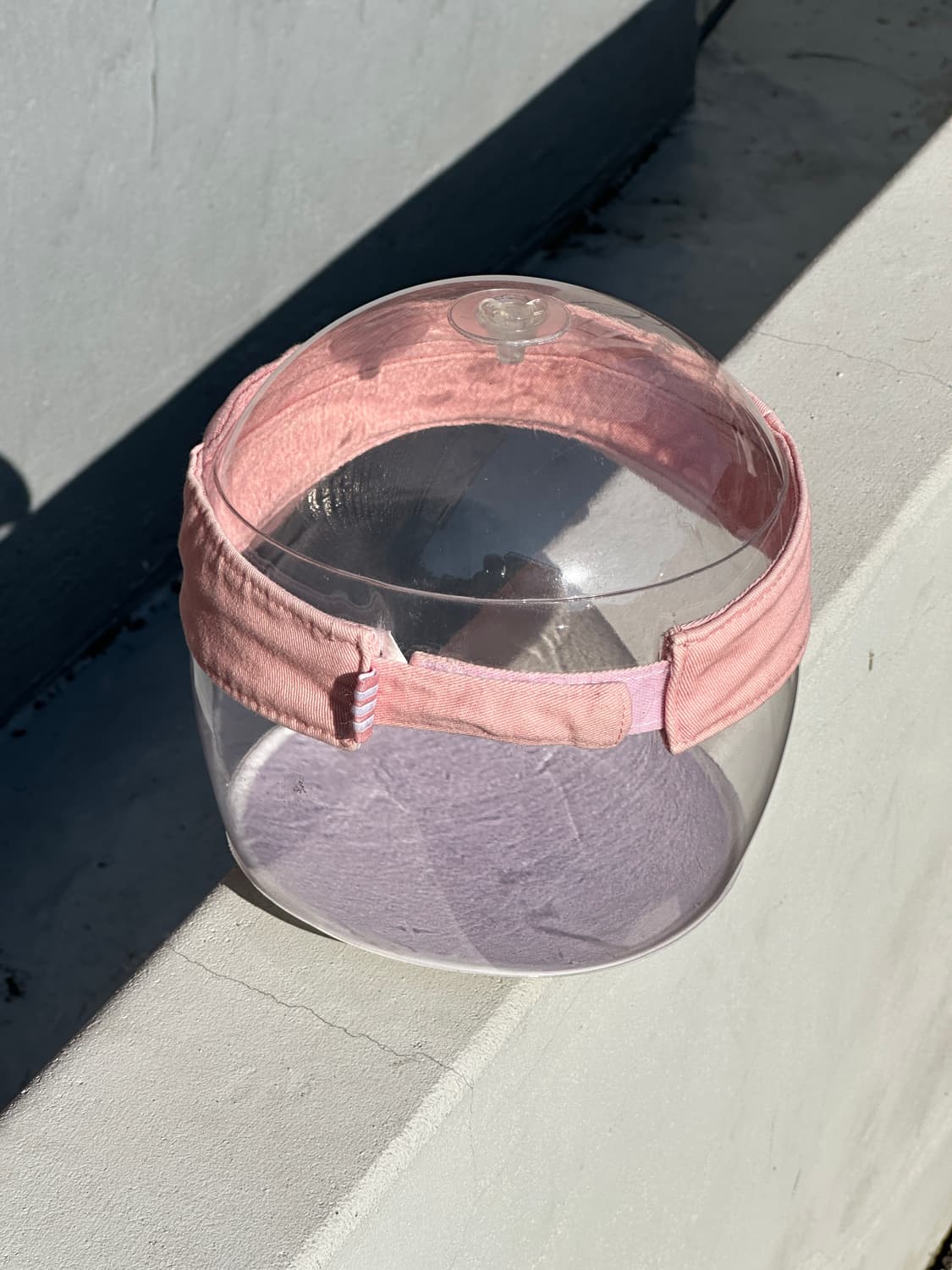 [F] 아디다스 로고 핑크 썬바이저 썬캡 모자 상품이미지4