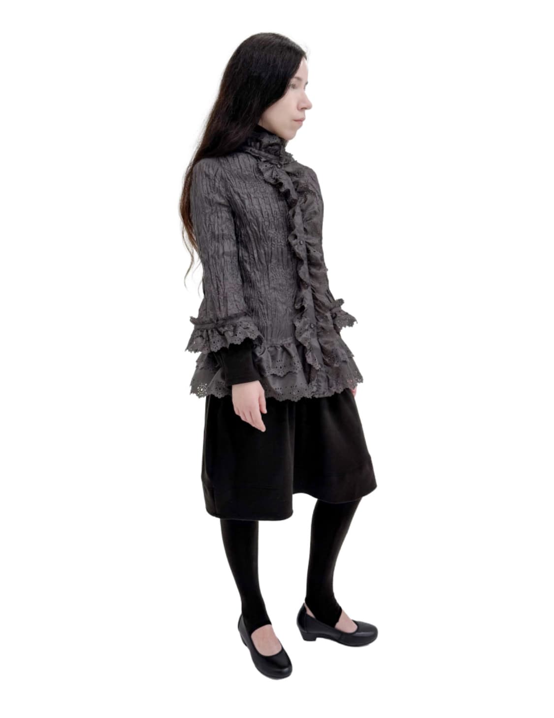 에옹쓰 펀칭 블라우스 Thornel Punching Blouse 상품이미지1