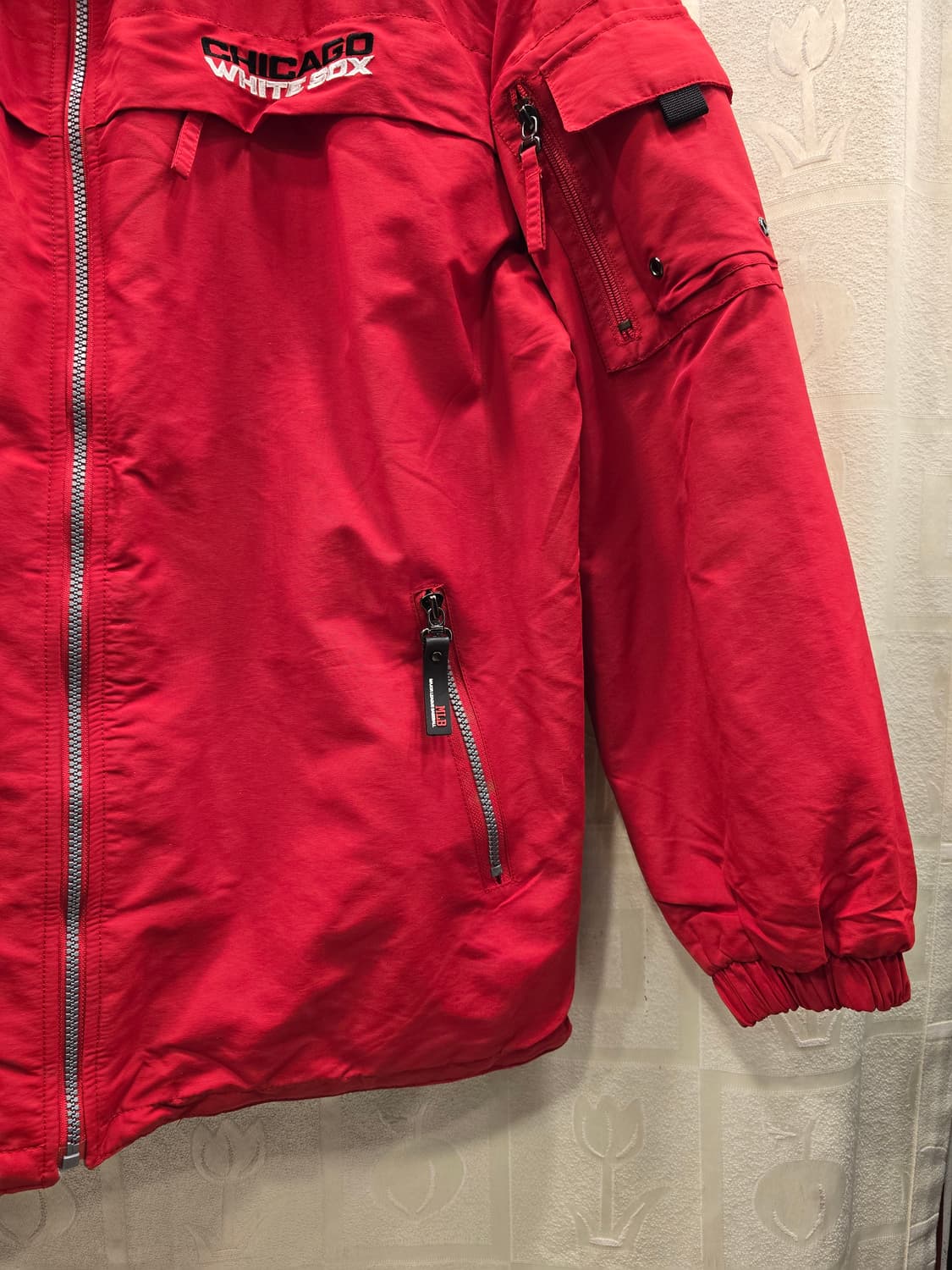 MLB 올드스쿨 양면 시카고 화이트삭스 바람막이 점퍼 100 상품이미지4