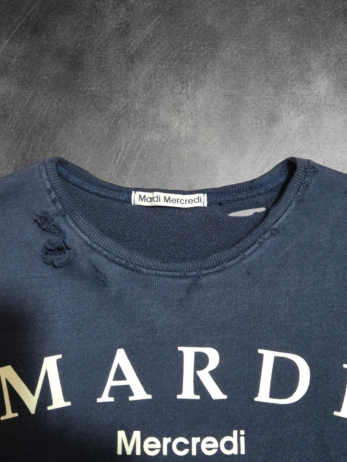 MARDI destroyed sweat shirts 상품이미지4